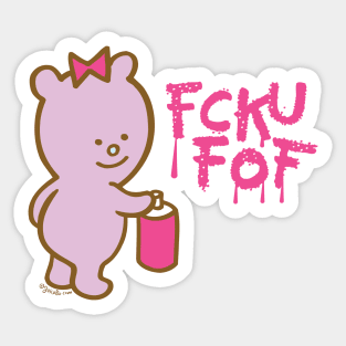 Fcku Fof - JoKoBo Sticker